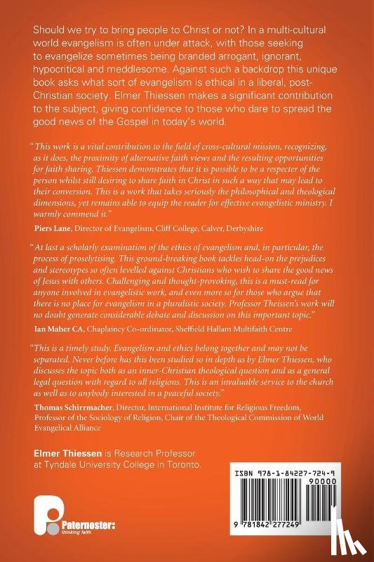 Thiessen, Elmer J - The Ethics of Evangelism
