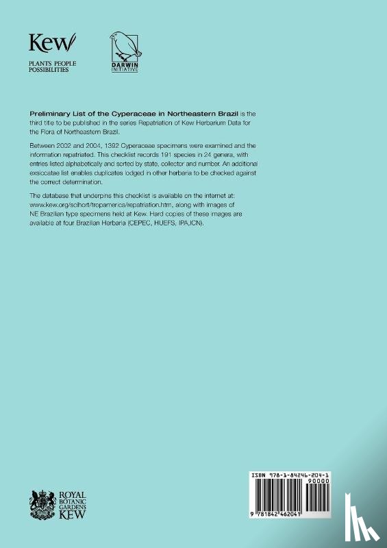 Araujo, Ana Claudia, Cesar, Edgley A., Simpson, David - Preliminary List of the Cyperaceae in Northeastern Brazil