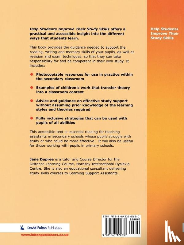 Dupree, Jane - Help Students Improve Their Study Skills
