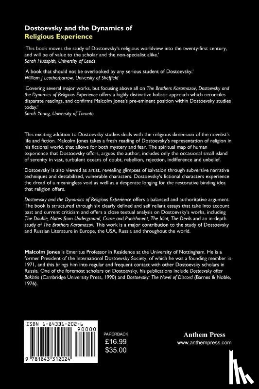 Jones, Malcolm - Dostoevsky and the Dynamics of Religious Experience