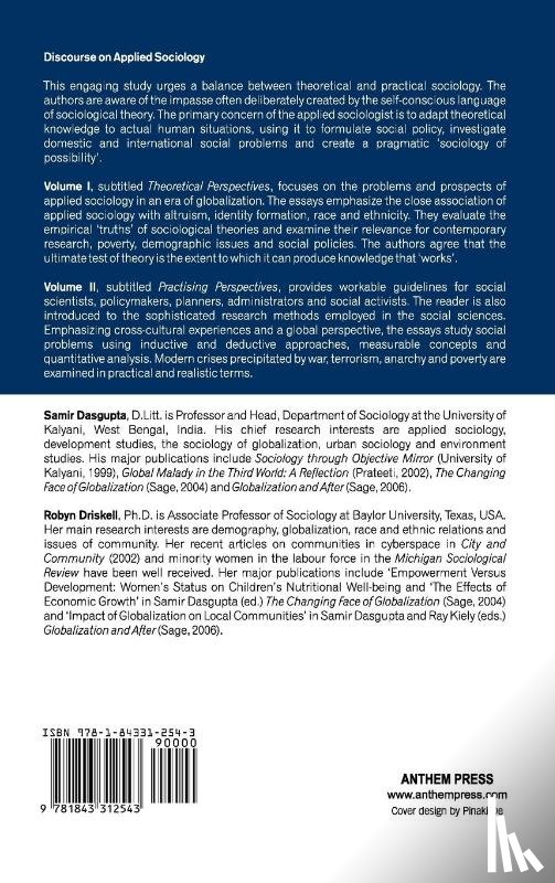  - Discourse on Applied Sociology: Volume 1
