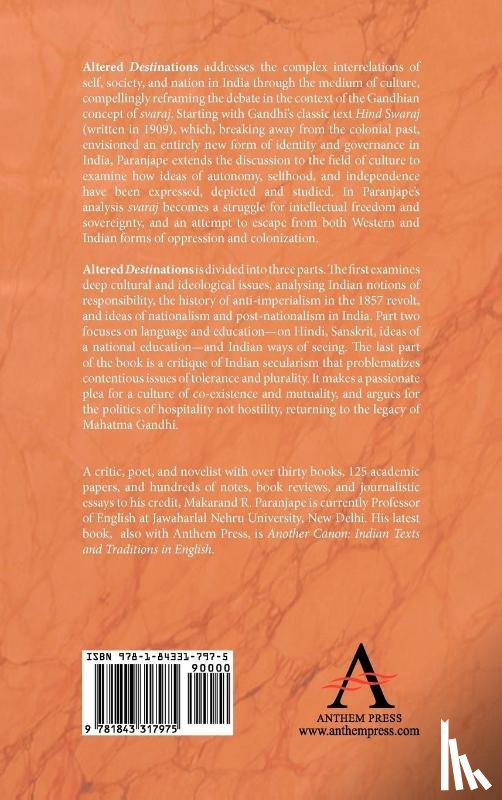 Paranjape, Makarand R. - Altered Destinations