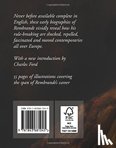 Baldinucci, Filippo, Sandrart, Joachim von, Houbraken, Arnold - Lives of Rembrandt