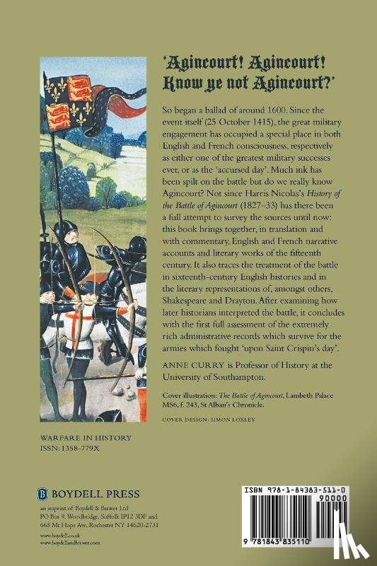Curry, Anne - The Battle of Agincourt: Sources and Interpretations