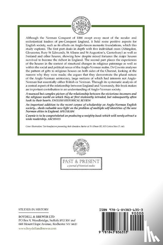 Cownie, Emma - Religious Patronage in Anglo-Norman England, 1066-1135