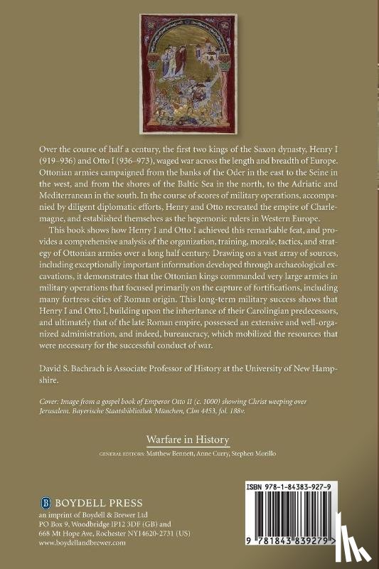 Bachrach, David S (Person) - Warfare in Tenth-Century Germany