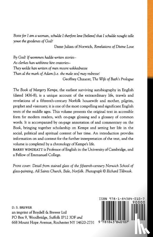  - The Book of Margery Kempe: Annotated Edition