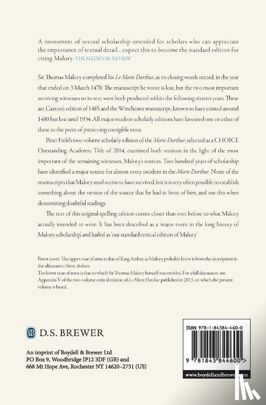  - Sir Thomas Malory: Le Morte Darthur