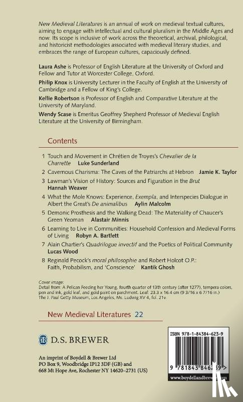  - New Medieval Literatures 22