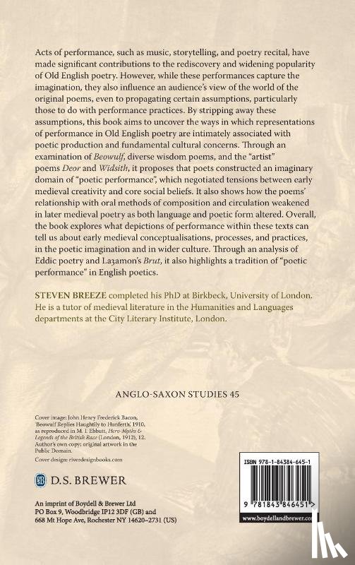 Breeze, Dr Steven J.A. - Performance in Beowulf and other Old English Poems