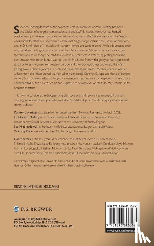  - Women's Literary Cultures in the Global Middle Ages