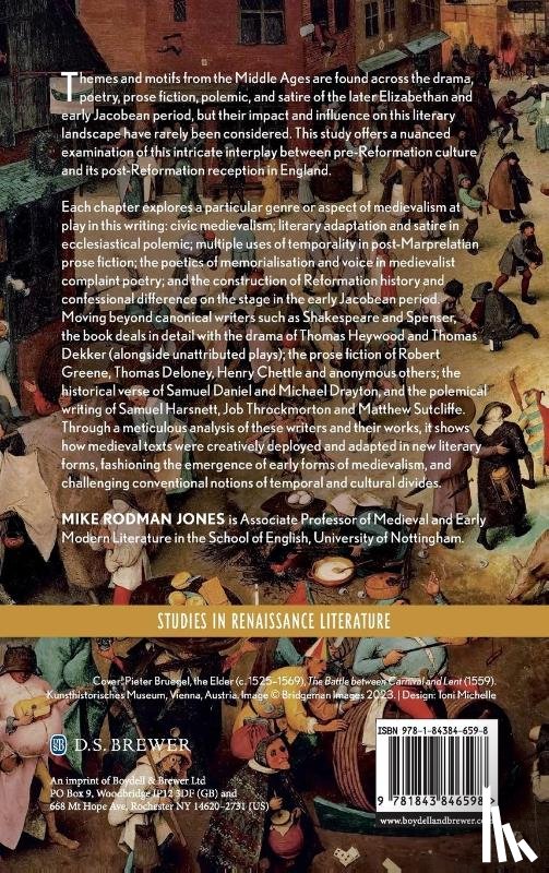 Rodman Jones, Mike (Contributor) - Literature and Medievalism in Early Modern England