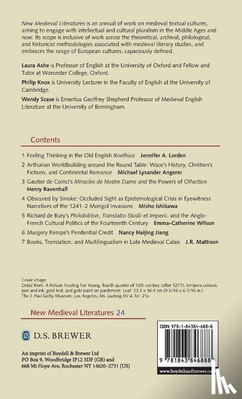  - New Medieval Literatures 24