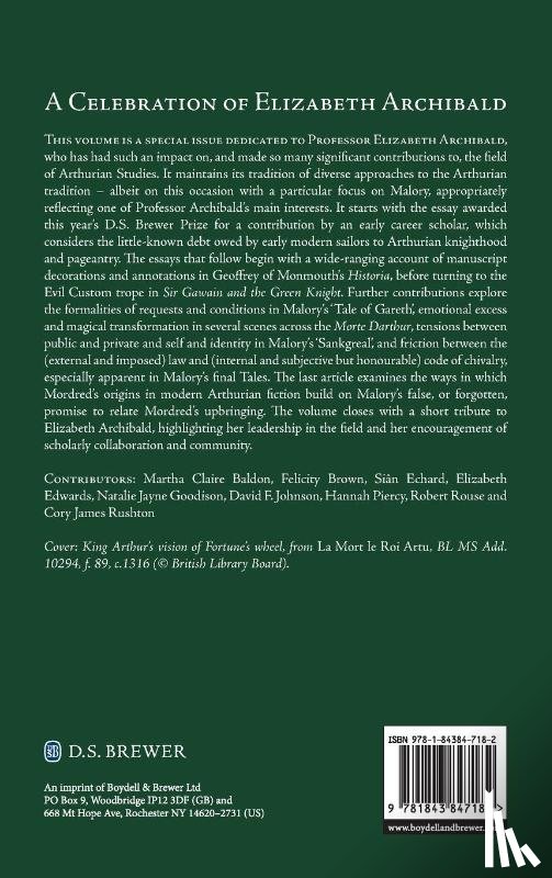  - Arthurian Literature XXXIX