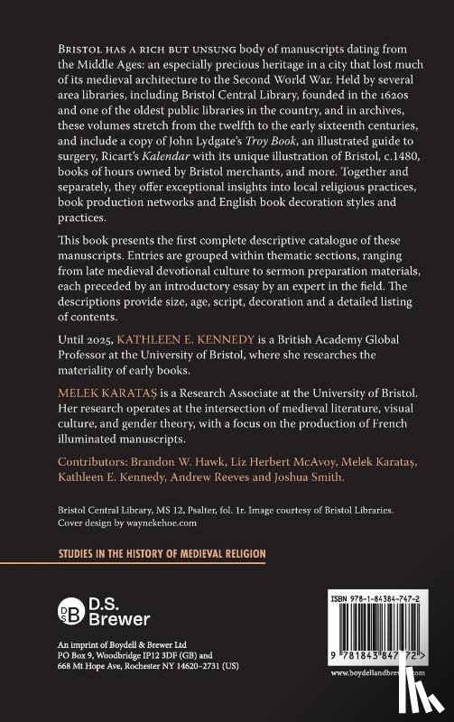  - Medieval Manuscripts in Bristol Collections