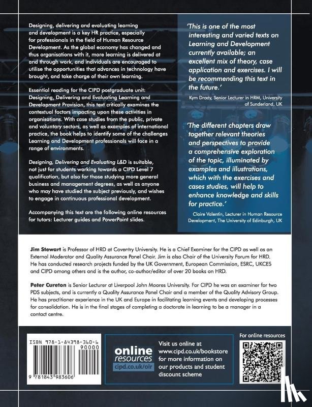 Stewart, Jim, Cureton, Peter - Designing, Delivering and Evaluating L&D : Essentials for Practice