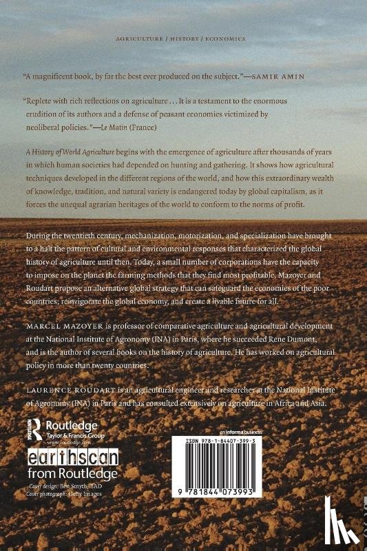 Mazoyer, Marcel, Roudart, Laurence - A History of World Agriculture