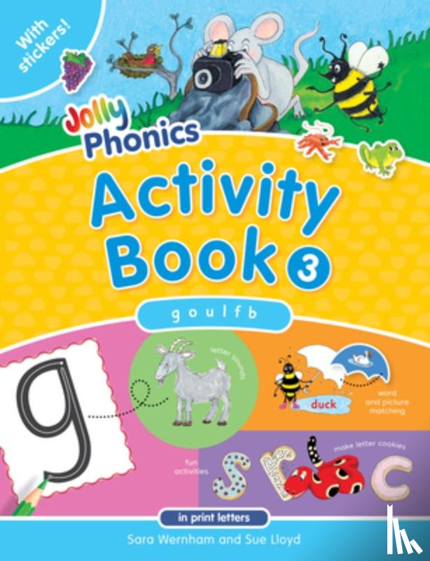 Wernham, Sara - Jolly Phonics Activity Book 3: In Print Letters (American English Edition)