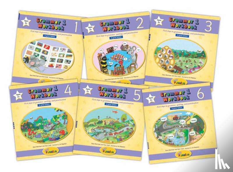 Wernham, Sara - Grammar 1 Workbooks 1-6: In Print Letters (American English Edition)