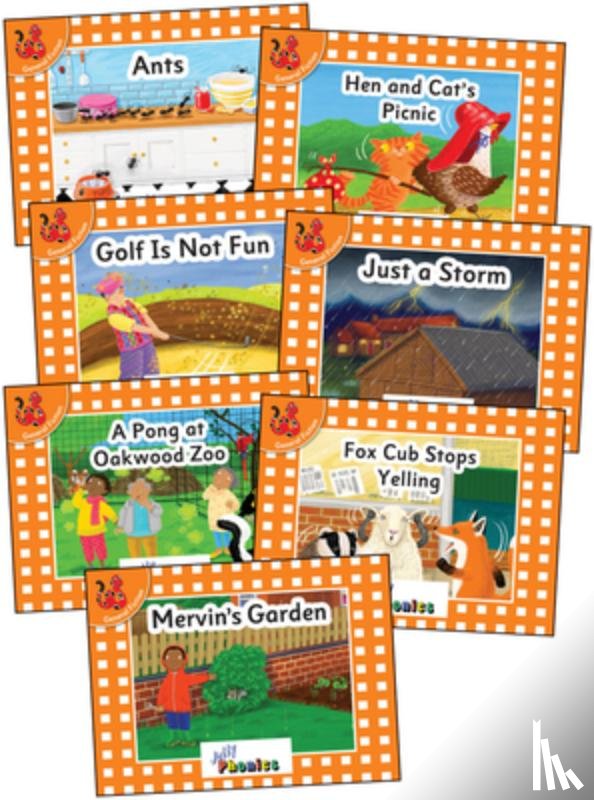 Van-Pottelsberghe, Louise - Jolly Phonics Orange Level Readers Complete Set: In Print Letters (American English Edition)