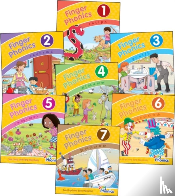 Wernham, Sara, Lloyd, Sue - Finger Phonics Books 1-7