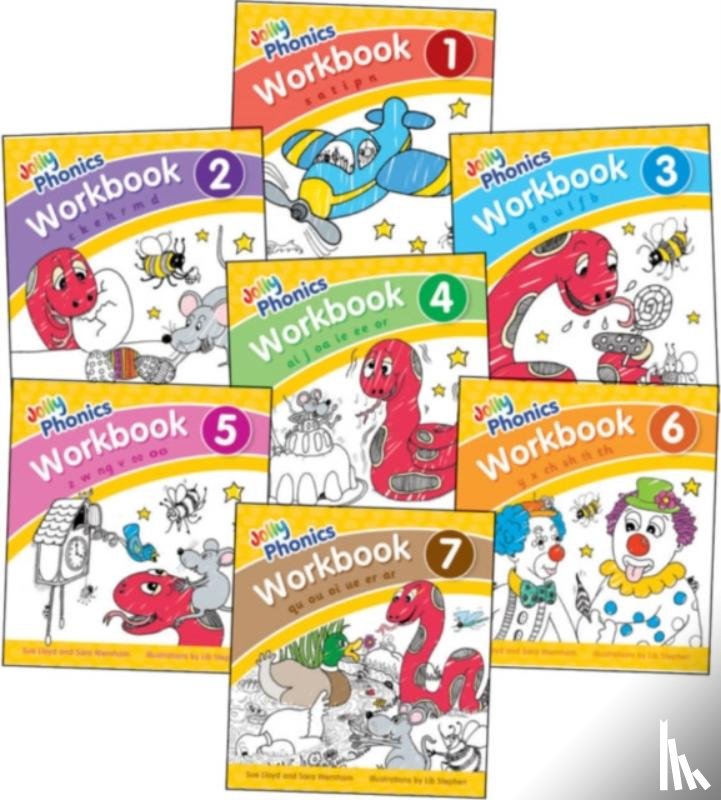 Wernham, Sara, Lloyd, Sue - Jolly Phonics Workbooks 1-7