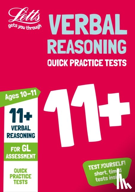 Letts 11+ - 11+ Verbal Reasoning Quick Practice Tests Age 10-11 (Year 6) Book 1