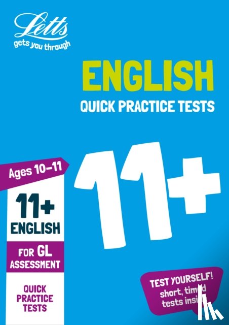 Letts 11+ - 11+ English Quick Practice Tests Age 10-11 (Year 6) Book 1