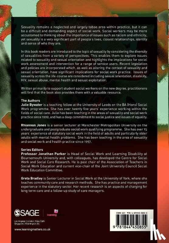 Bywater, Julie, Jones, Rhiannon - Sexuality and Social Work