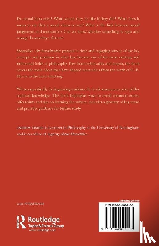 Fisher, Andrew (University of Nottingham - Metaethics