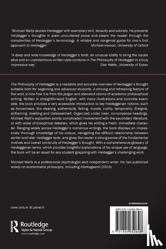 Watts, Michael - The Philosophy of Heidegger