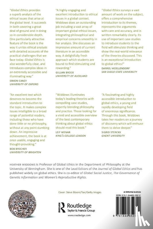 Widdows, Heather (University of Birmingham - Global Ethics