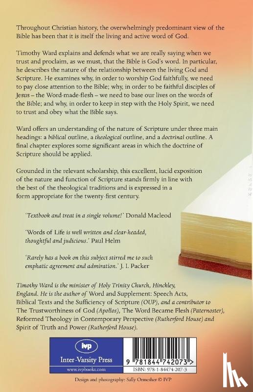 Ward, Dr Timothy (Author) - Words of Life