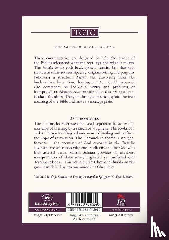 Selman, Martin J - 2 Chronicles