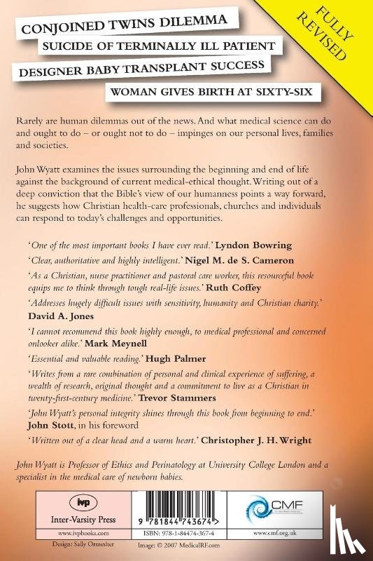 Wyatt, John (Author) - Matters of Life and Death