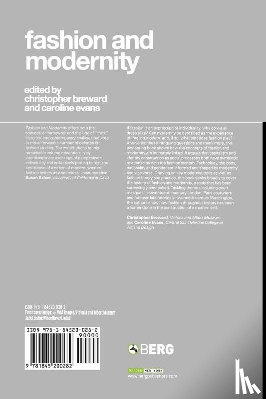 Evans, Caroline - Fashion and Modernity