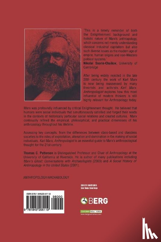 Patterson, Thomas C. - Karl Marx, Anthropologist