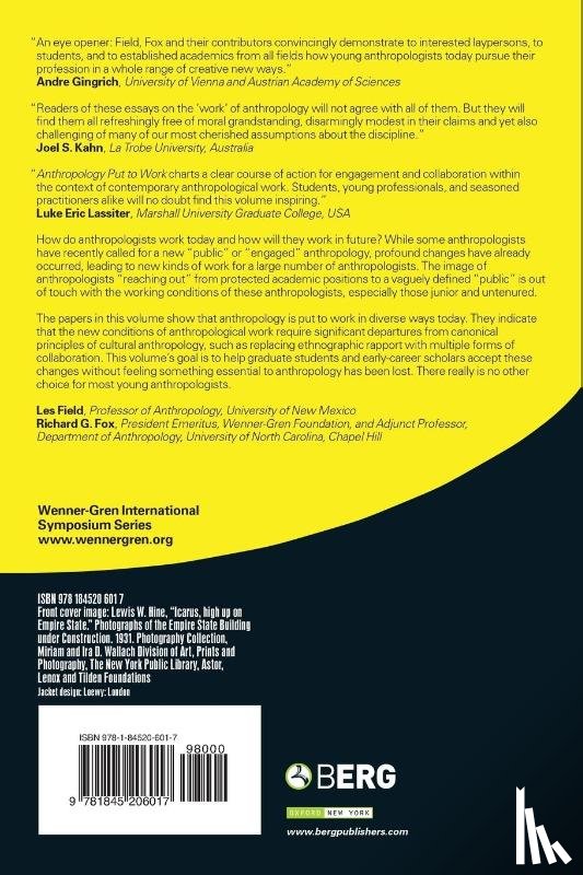  - Anthropology Put to Work