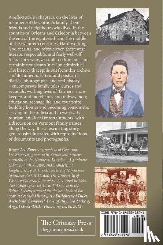 Emerson, Roger Lee - My Vermonters: The Northeast Kingdom 1800-1940