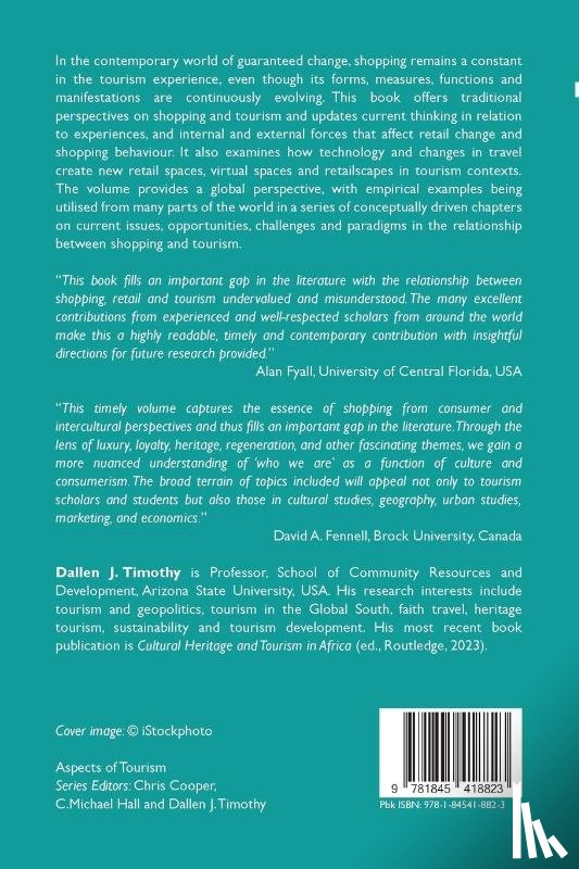  - Contemporary Perspectives on Shopping, Retail and Tourism