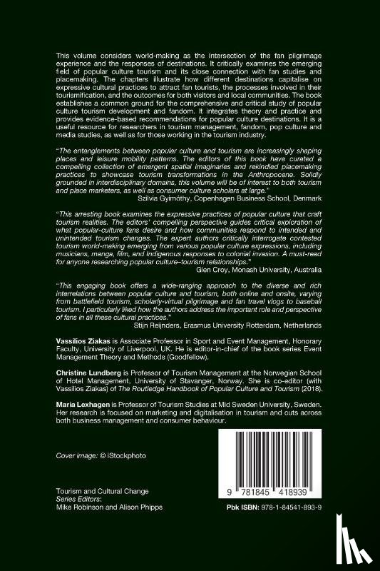  - Touristic World-Making and Fan Pilgrimage in Popular Culture Destinations