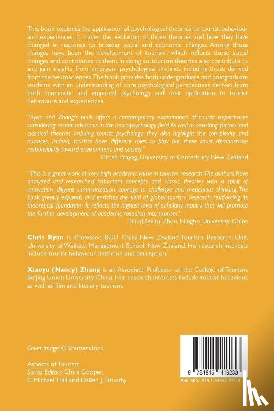 Ryan, Chris, Zhang, Xiaoyu (Nancy) - Tourist Experiences