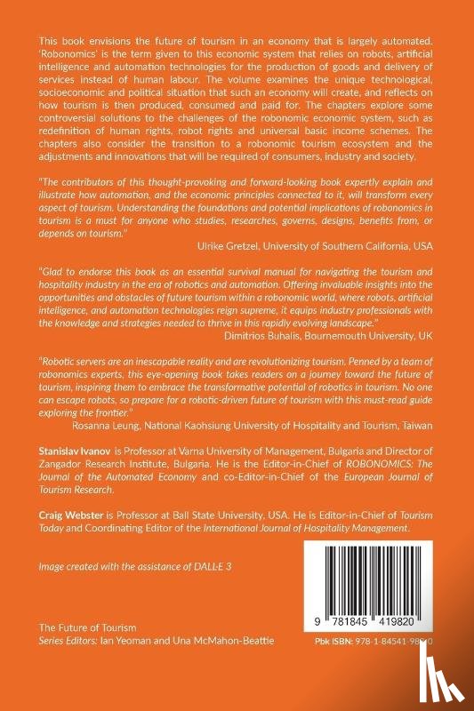  - Future Tourism in a Robonomic World