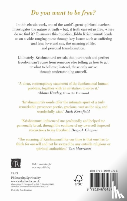 Krishnamurti, J - The First and Last Freedom