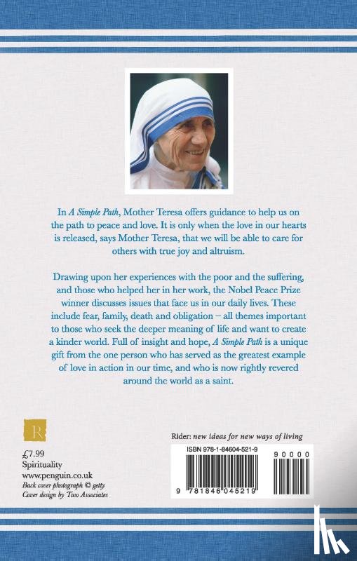 Teresa, Mother - A Simple Path