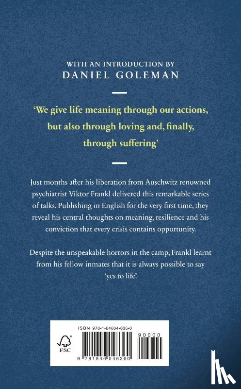 Frankl, Viktor E - Yes To Life In Spite of Everything