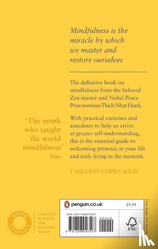 Hanh, Thich Nhat - The Miracle Of Mindfulness