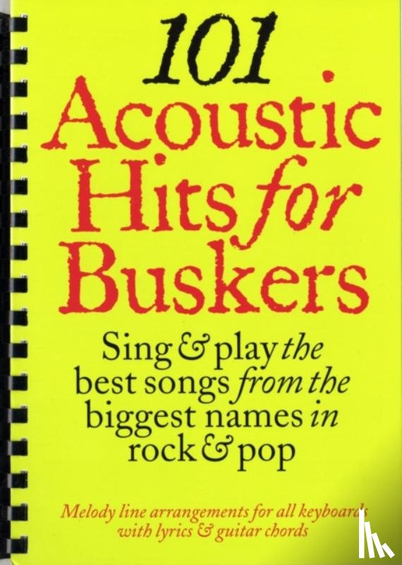  - 101 Acoustic Hits For Buskers