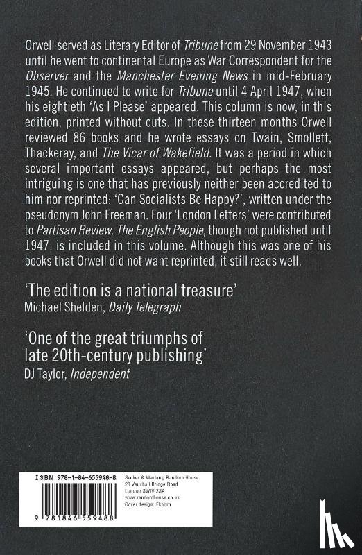 Orwell, George - I Have Tried To Tell The Truth