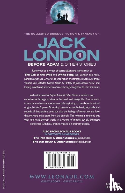 London, Jack - Jack London 1 - Before Adam & Other Stories